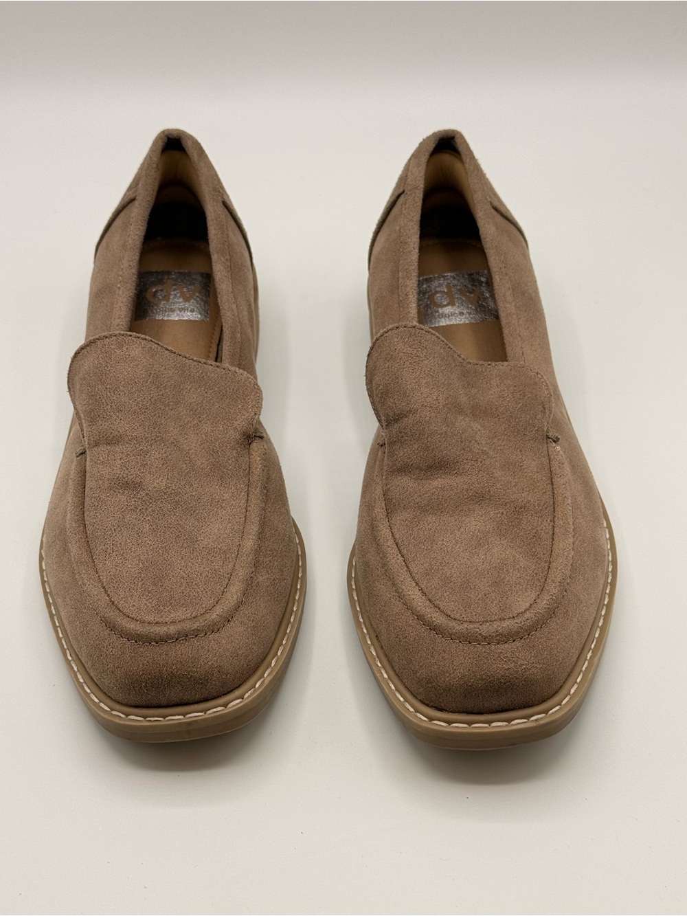 DV by Dolce Vita Women's Suede Loafers in Taupe